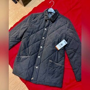 RAINFOREST Men's Quilted Brown Jacket